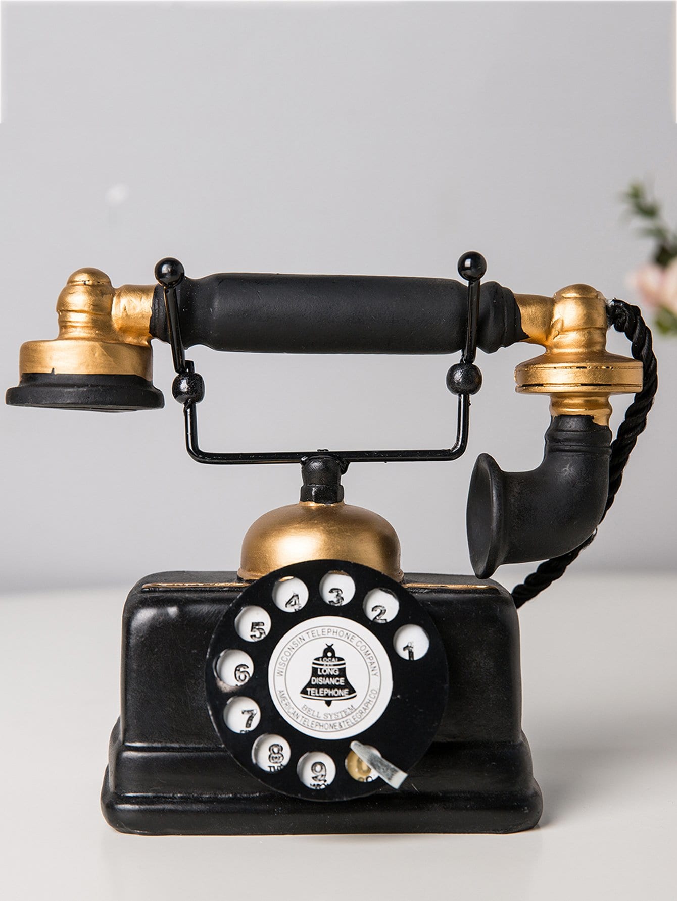 Old Telephone Decorative Object