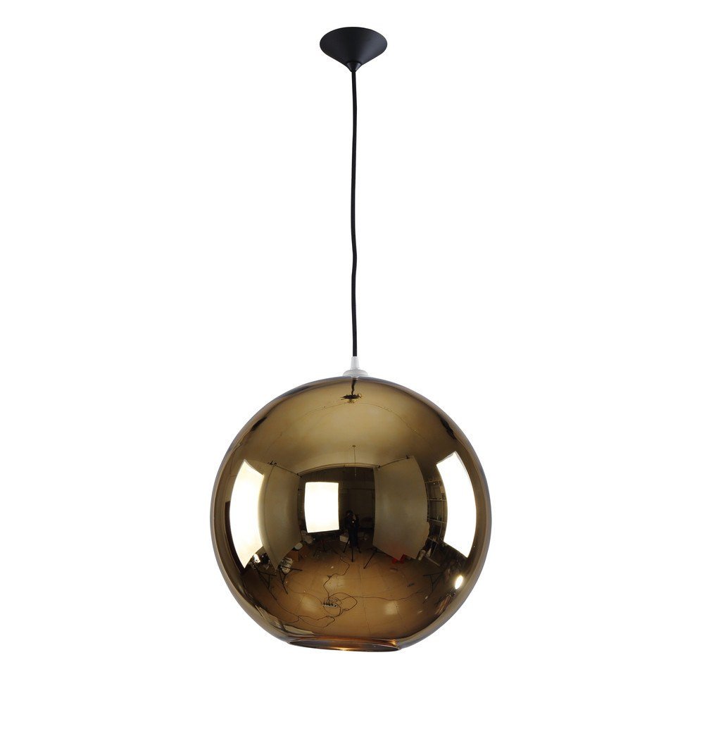 Mirror Ball Shade Pendant Lamp - Gold - Reproduction
