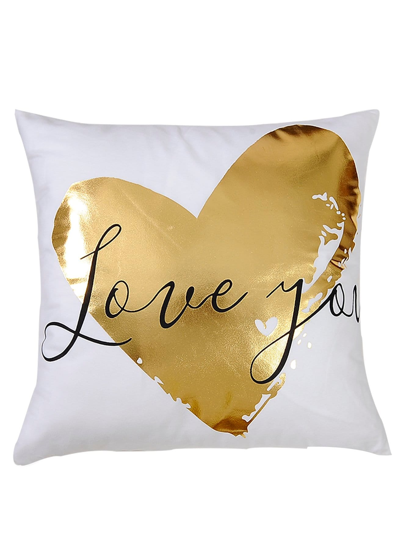 Heart & Letter Cushion Cover
