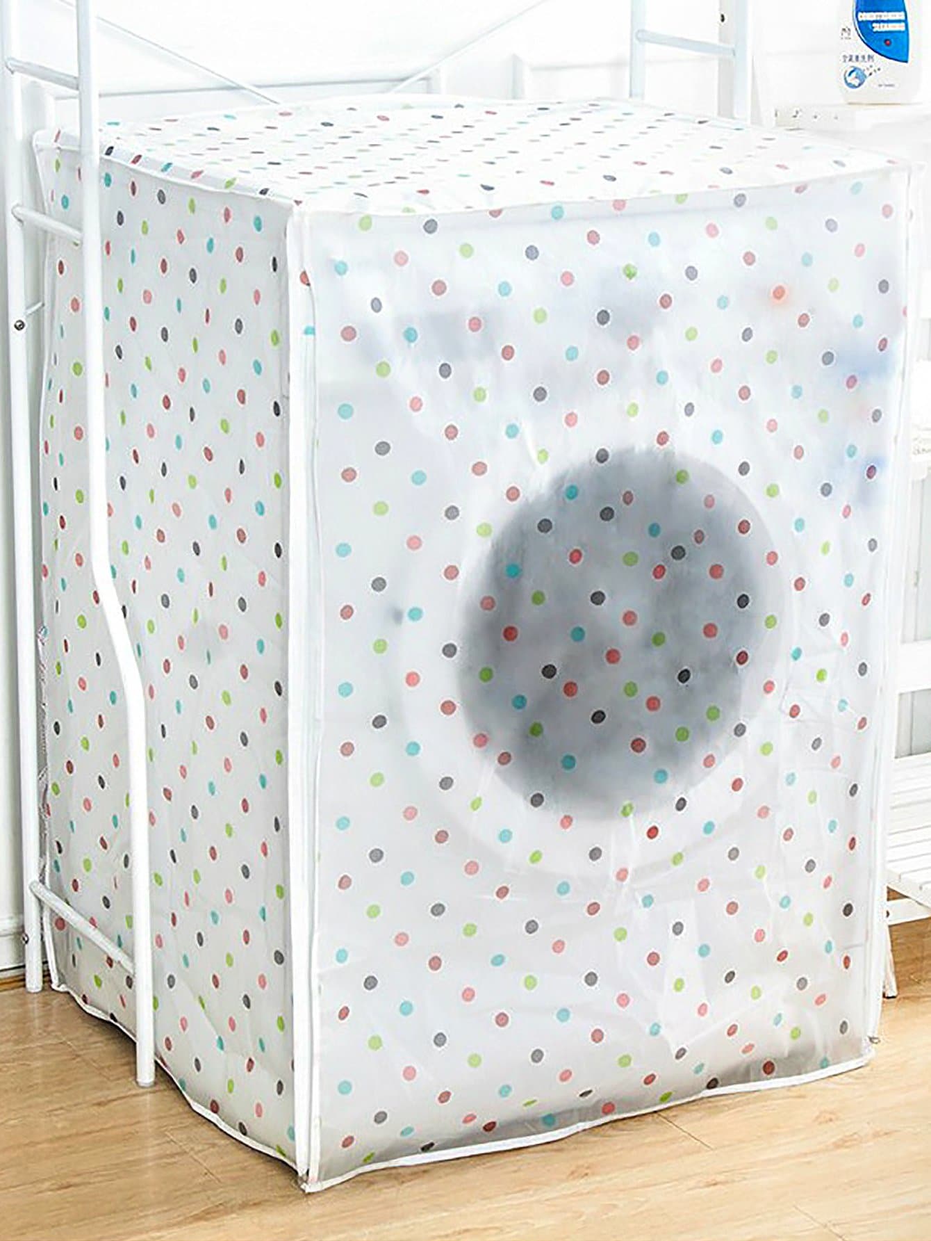 Dot Print Washing Machine Dust Cover