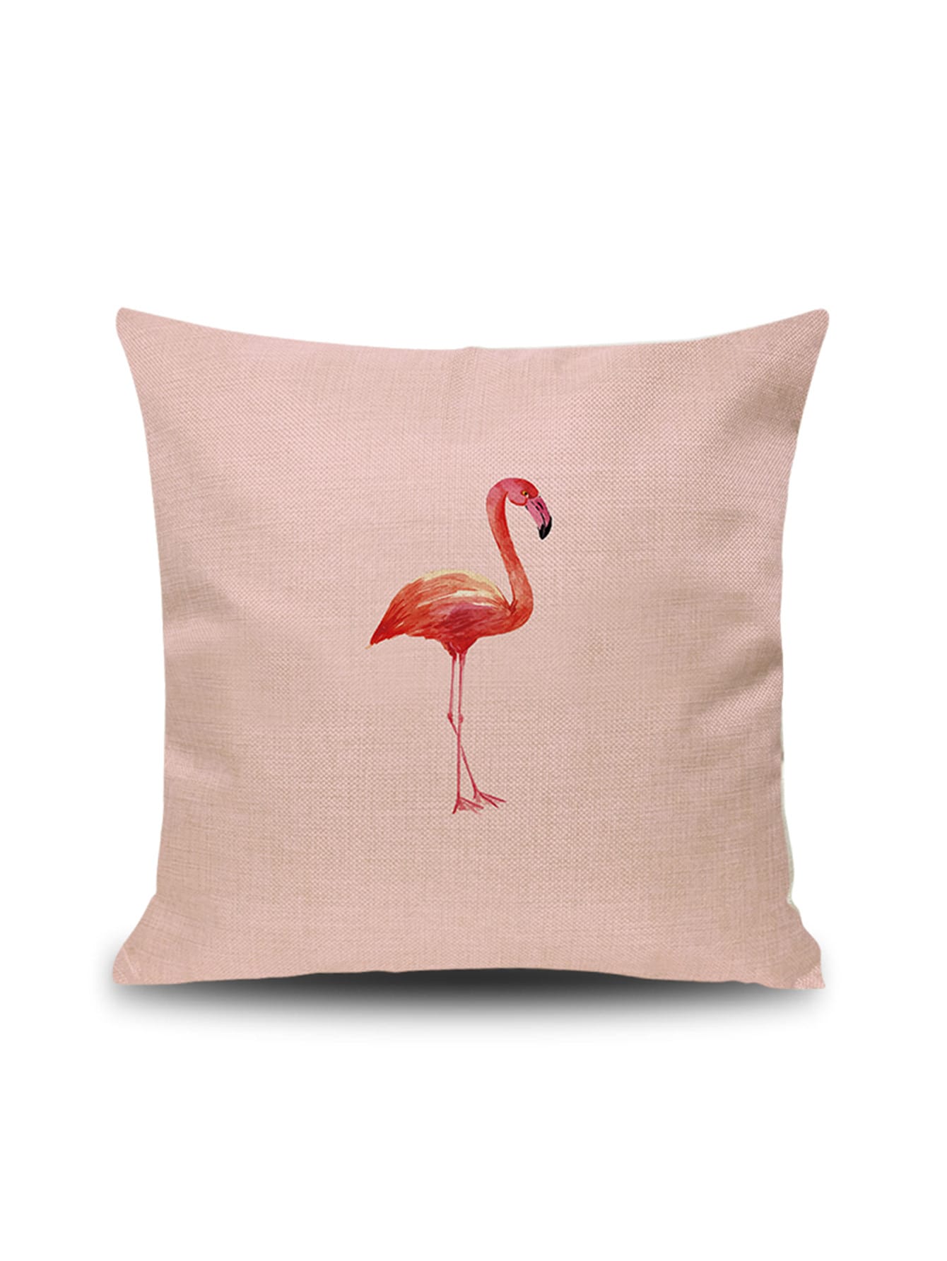 Flamingo Print Cushion Cover