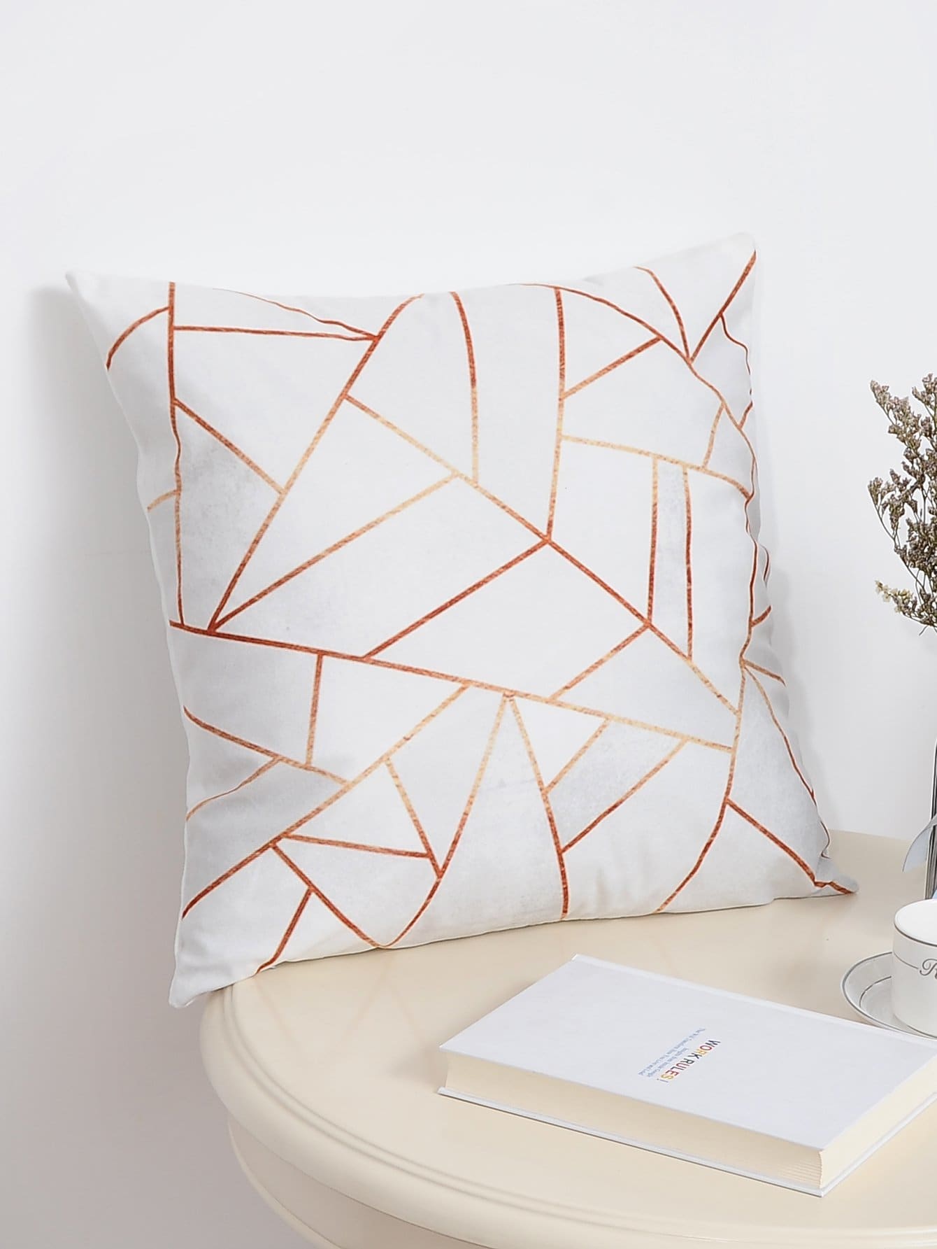 Geometric Pattern Cushion Cover