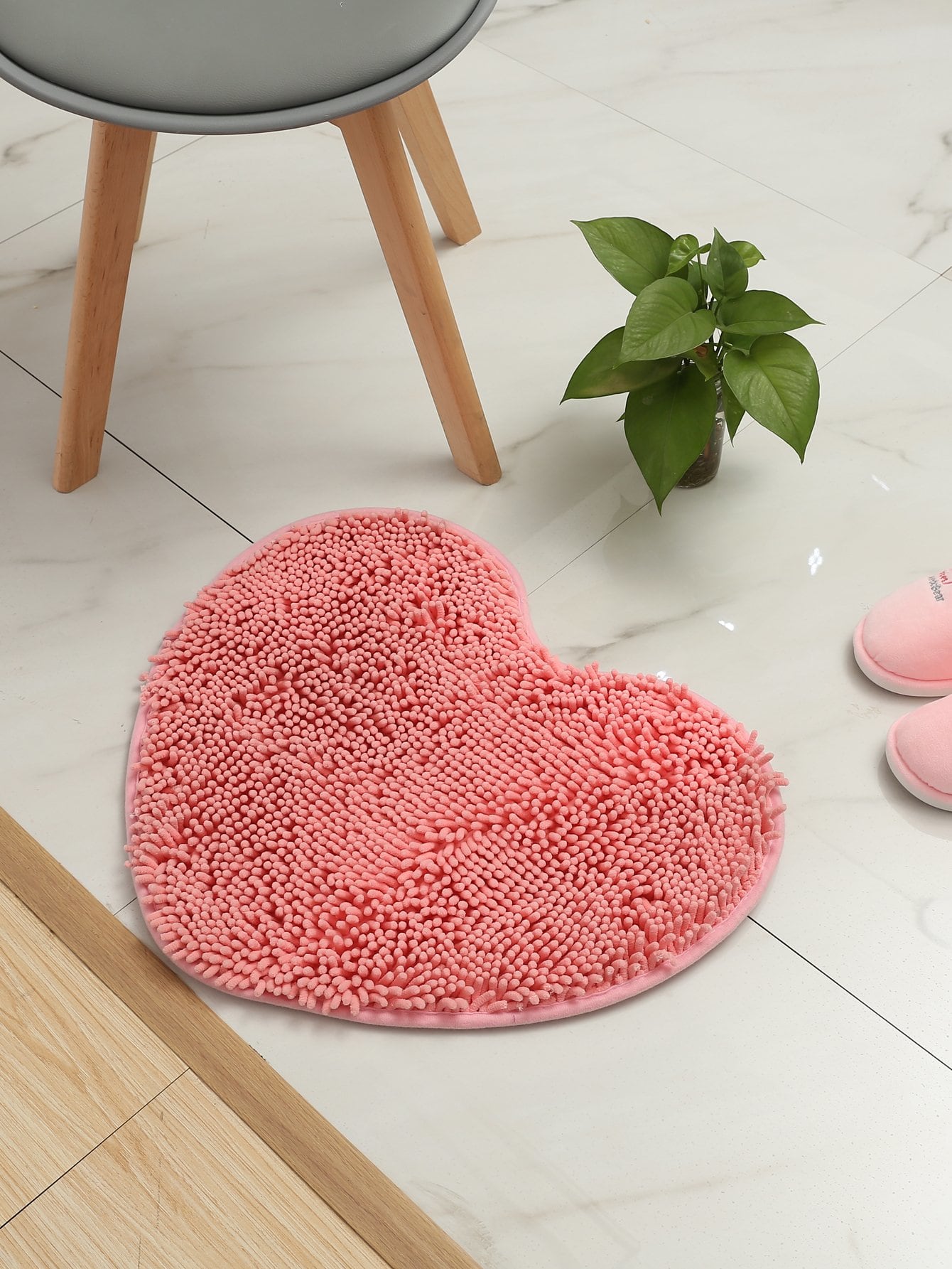 Heart Fluffy Floor Mat