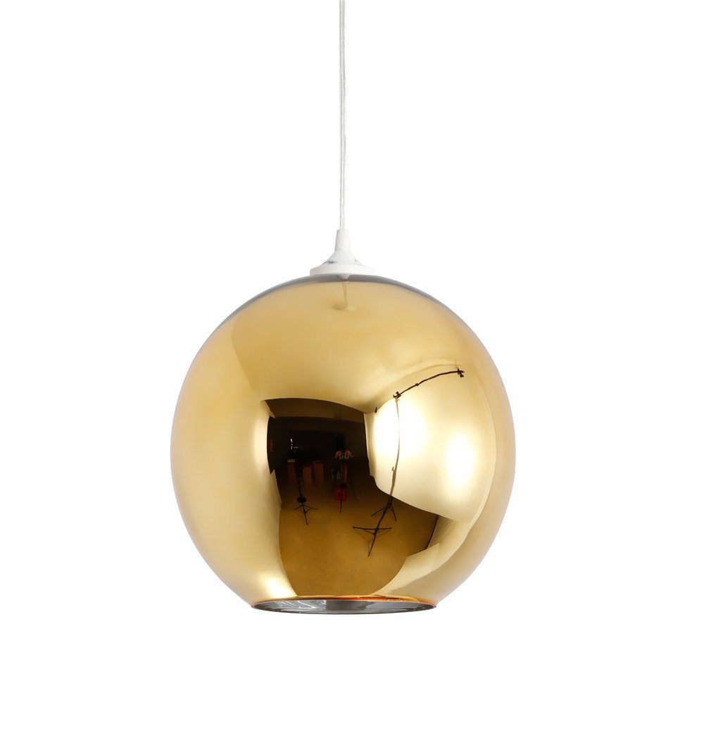 Mirror Ball Shade Pendant Lamp - Gold - Reproduction