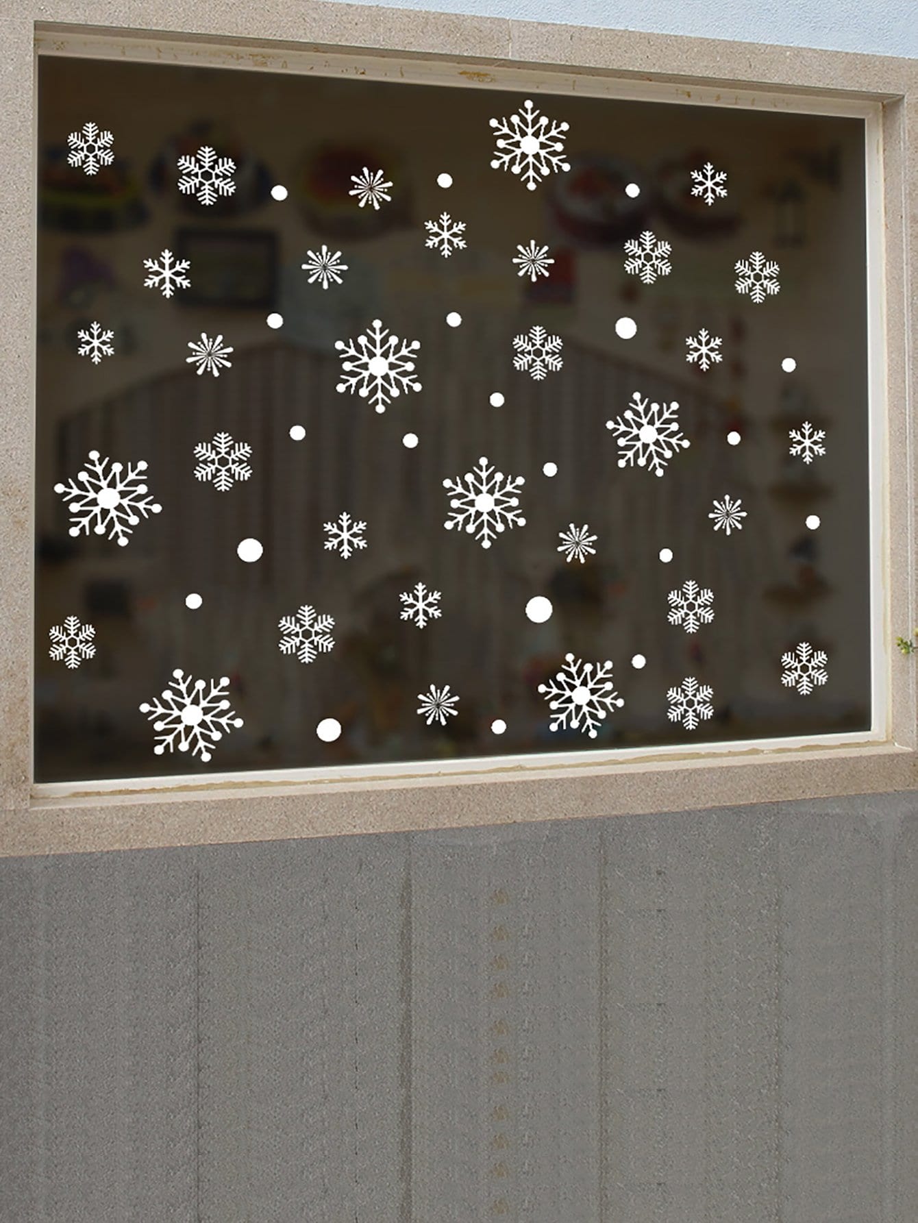 Christmas Snowflake Shaped Wall Sticker