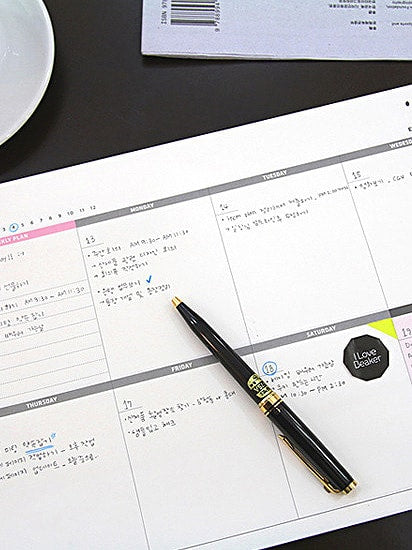 Weekly Plan Notebook 60sheets