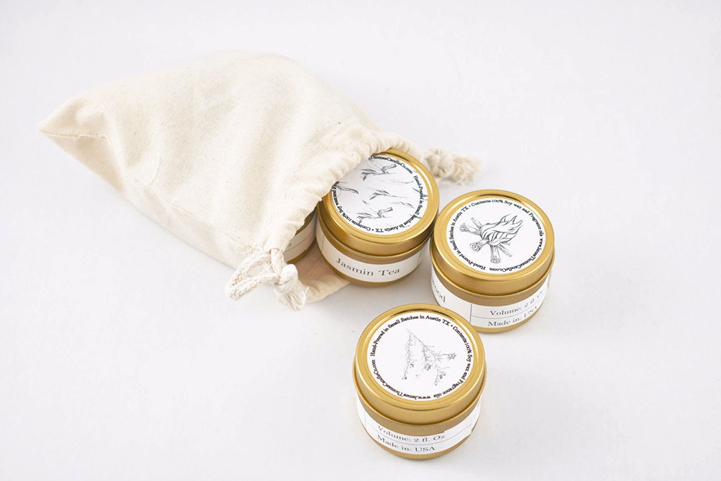 Gold Mini Tin Gift Set