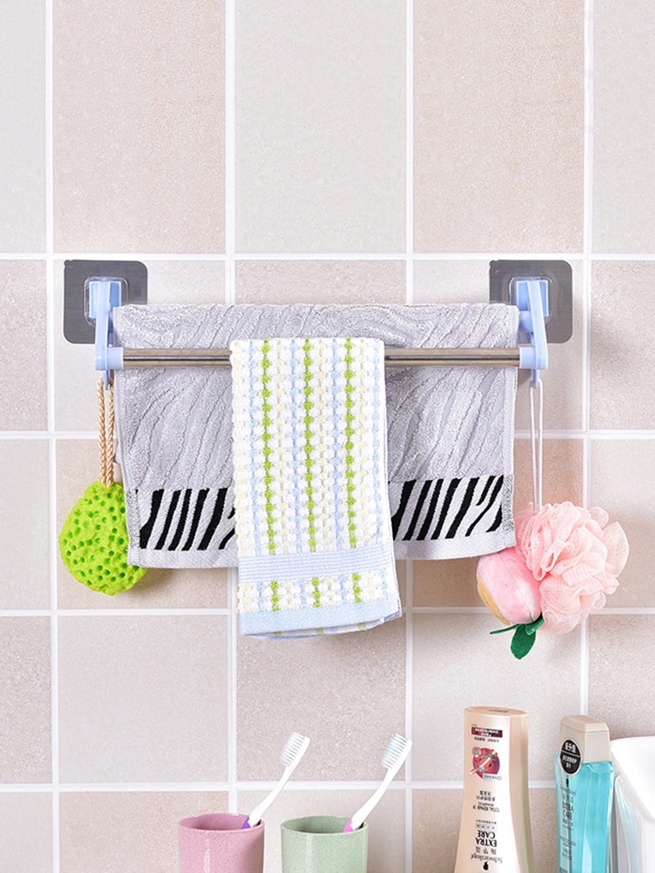 Wall Mounted Towel Hanging Rack