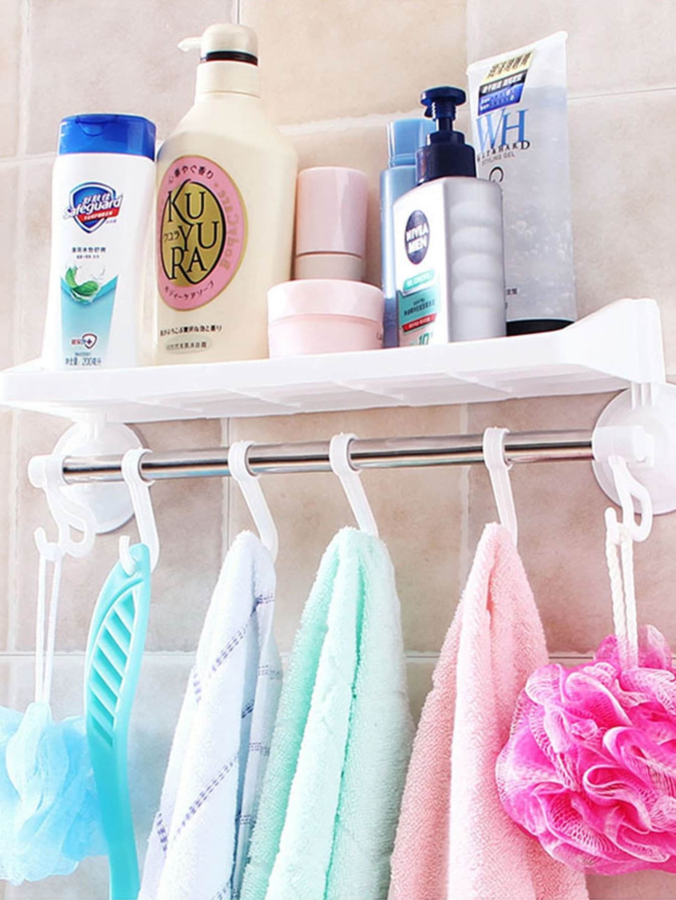 Wall Mounted Bathroom Storage Rack